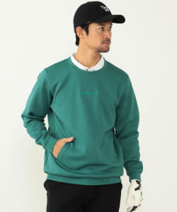 〈MEN〉BEAMS GOLF ORANGE LABEL / バーチカルニット プルオーバー 2023SS