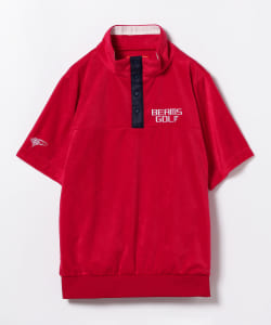 ▲BEAMS GOLF ORANGE LABEL / フリース スナップ プルオーバー シャツ