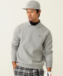 ＜MEN'S＞LACOSTE × BEAMS GOLF /  スウェット ポロシャツ