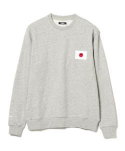 ▲MALBON GOLF×BEAMS GOLF / 別注 HINOMARU スウェット クルーネック シャツ