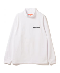 BEAMS GOLF ORANGE LABEL / 星柄 モックタートルネック シャツ
