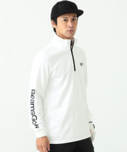 BEAMS GOLF ORANGE LABEL / スタンドカラー ハーフジップ シャツ