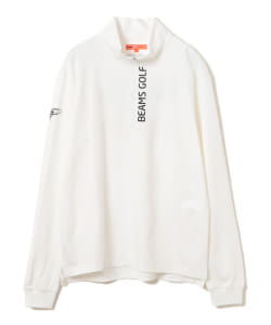 BEAMS GOLF ORANGE LABEL / スタンド ハーフジップ プルオーバー シャツ