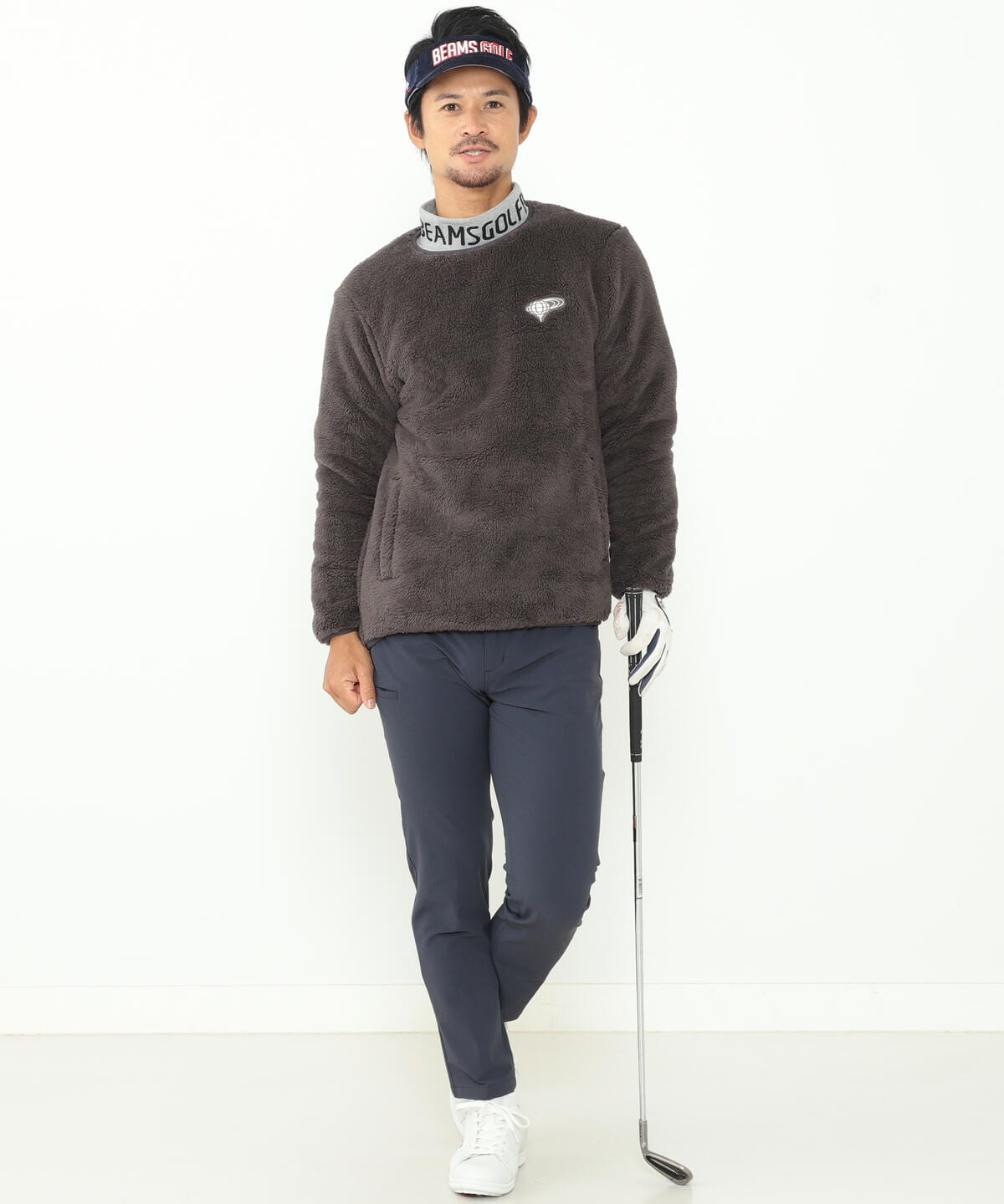 BEAMS GOLF（ビームス ゴルフ）BEAMS GOLF ORANGE LABEL / 裏付き ボアフリース プルオーバー（トップス  その他トップス）通販｜BEAMS