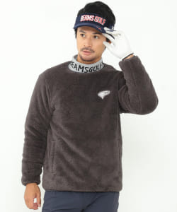BEAMS GOLF ORANGE LABEL / 裏付き ボアフリース プルオーバー