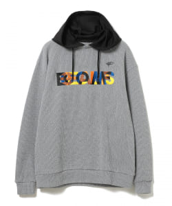 ▲BEAMS GOLF ORANGE LABEL / ニット風 レイヤード パーカ