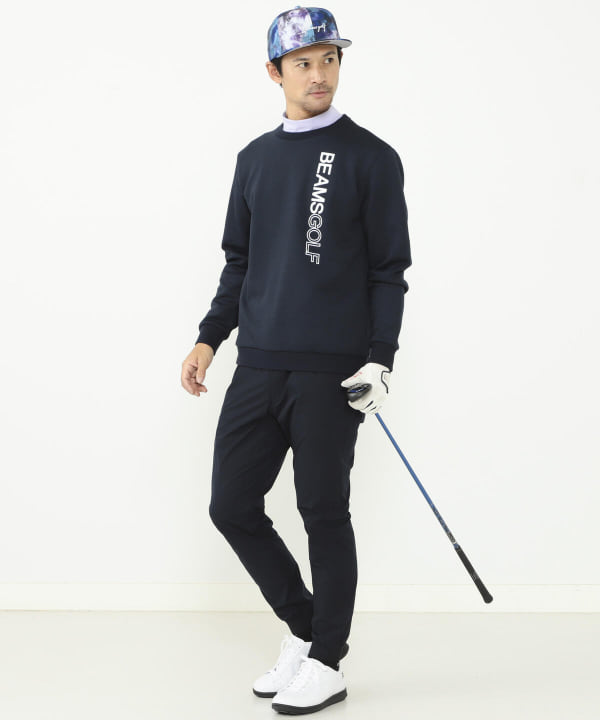 BEAMS GOLF（ビームス ゴルフ）〈MEN〉BEAMS GOLF ORANGE LABEL / タテロゴ ダンボールニット プルオーバーシャツ（トップス  スウェット）通販｜BEAMS