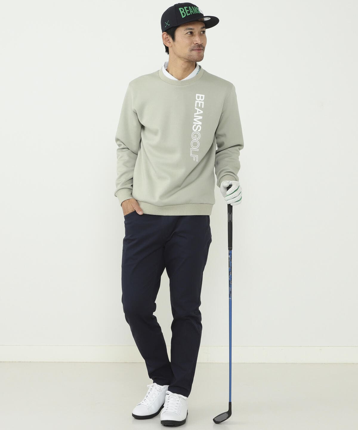 BEAMS GOLF（ビームス ゴルフ）〈MEN〉BEAMS GOLF ORANGE LABEL / タテロゴ ダンボールニット プルオーバーシャツ（トップス  スウェット）通販｜BEAMS