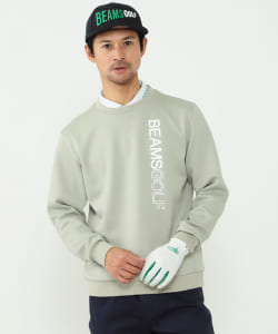 〈MEN〉BEAMS GOLF ORANGE LABEL / タテロゴ ダンボールニット プルオーバーシャツ