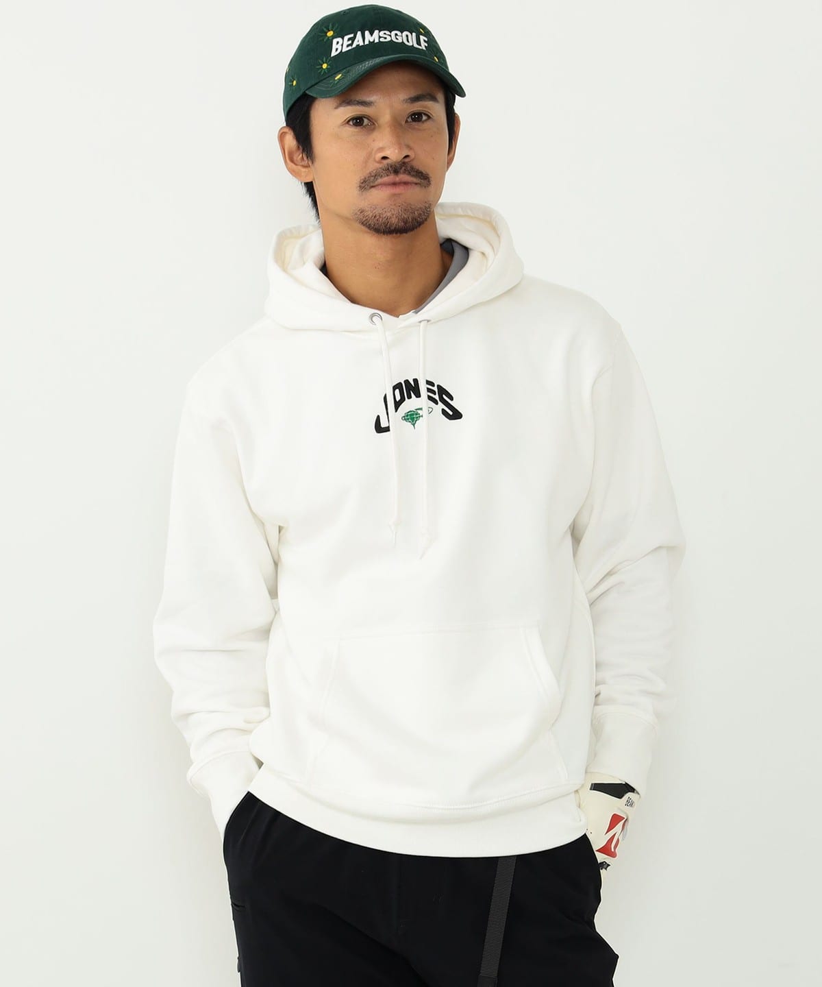 JONES × BEAMS GOLF / Special order point hood hoodie