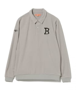 ORANGE LABEL / Bマーク 襟付き フリースプルオーバー