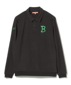 ORANGE LABEL / Bマーク 襟付き フリースプルオーバー