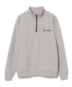 ORANGE LABEL / 裏毛 ハーフジッププルオーバー