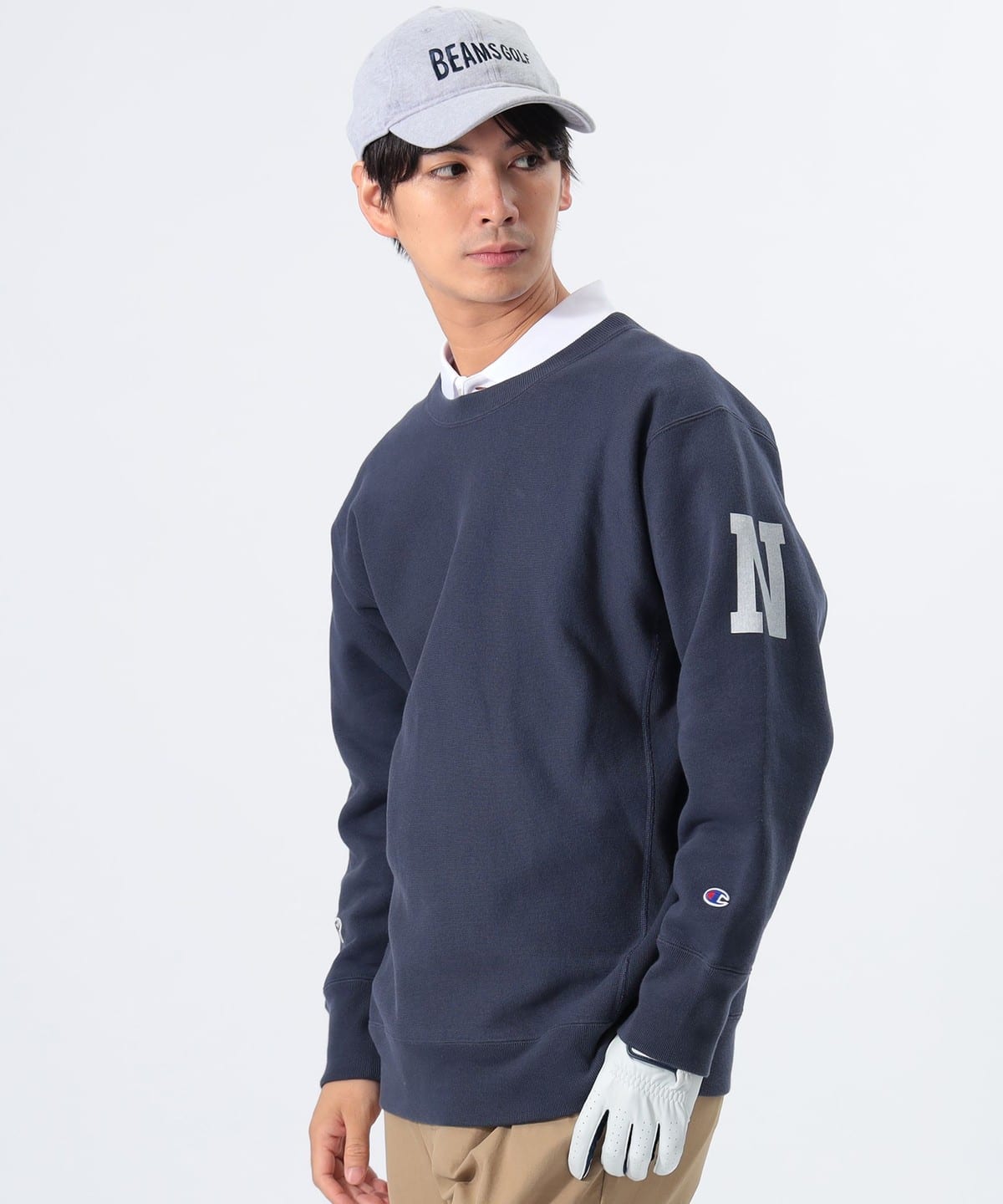 BEAMS GOLF (BEAMS GOLF) <MEN> [Special order] Champion / Reverse Weave (R)  NYC logo sweatshirt (top sweatshirt) for sale | BEAMS