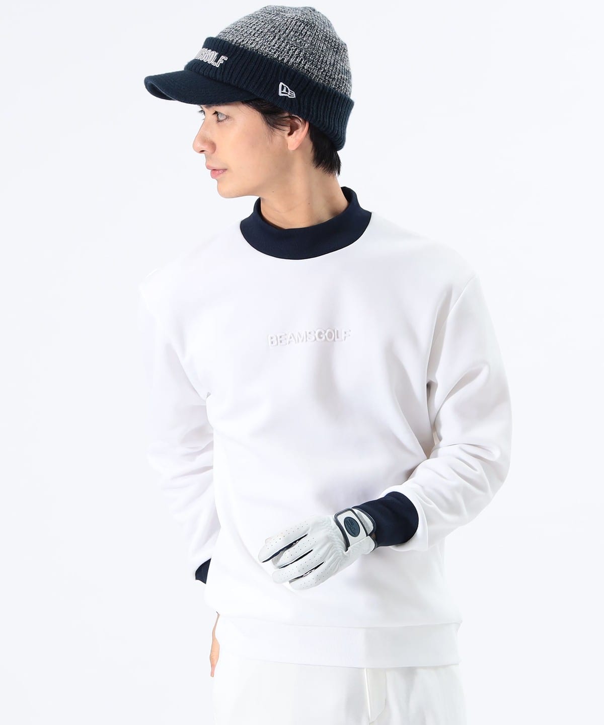 BEAMS GOLF（ビームス ゴルフ）ORANGE LABEL / エンボス モック