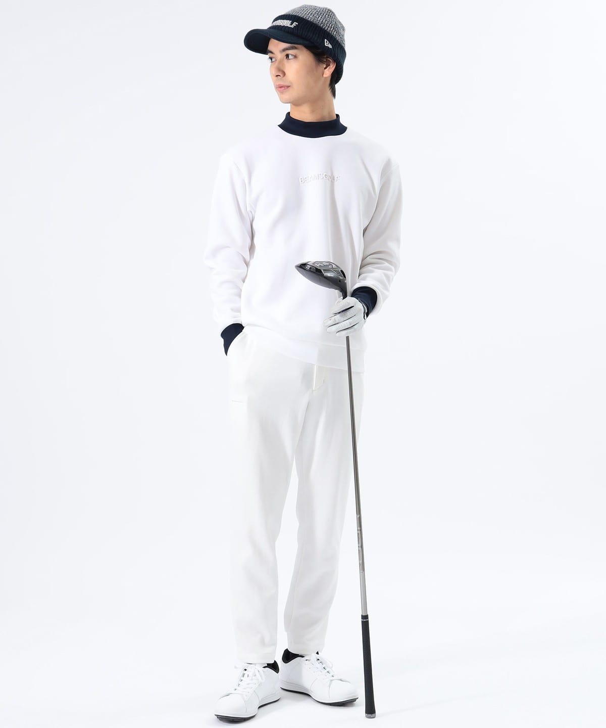 BEAMS GOLF（ビームス ゴルフ）ORANGE LABEL / エンボス モック