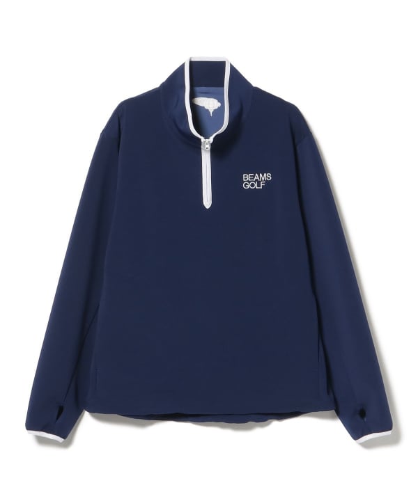 BEAMS GOLF ハーフジッププルオーバー BEAMS GOLF（ビームス ゴルフ）ORANGE LABEL / エアシャット 裏