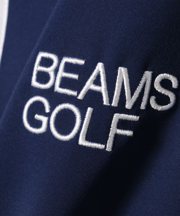 BEAMS GOLF ハーフジップシャツ L ネイビー BEAMS GOLF（ビームス ゴルフ）ORANGE LABEL / エアシャット 裏