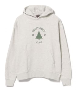 QUIET GOLF / フロントロゴ スウェットフーディ