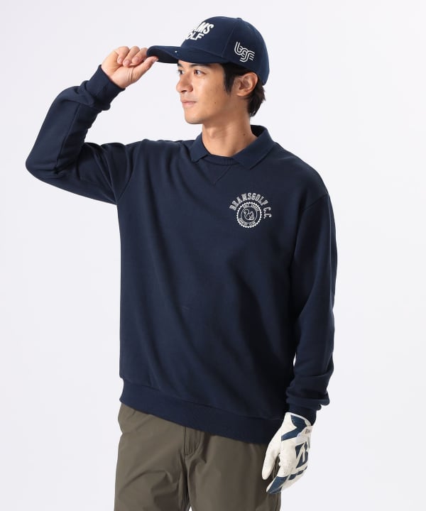 BEAMS GOLF（ビームス ゴルフ）ORANGE LABEL / 襟付き 裏毛 プル