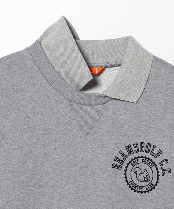 BEAMS GOLF（ビームス ゴルフ）ORANGE LABEL / 襟付き 裏毛 プル