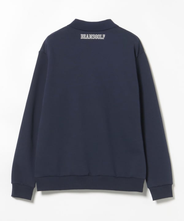 【美品】BEAMS GOLF 襟付き プルオーバー　スウェット　トレーナー BEAMS GOLF（ビームス ゴルフ）ORANGE LABEL / 襟付き 裏毛 プル