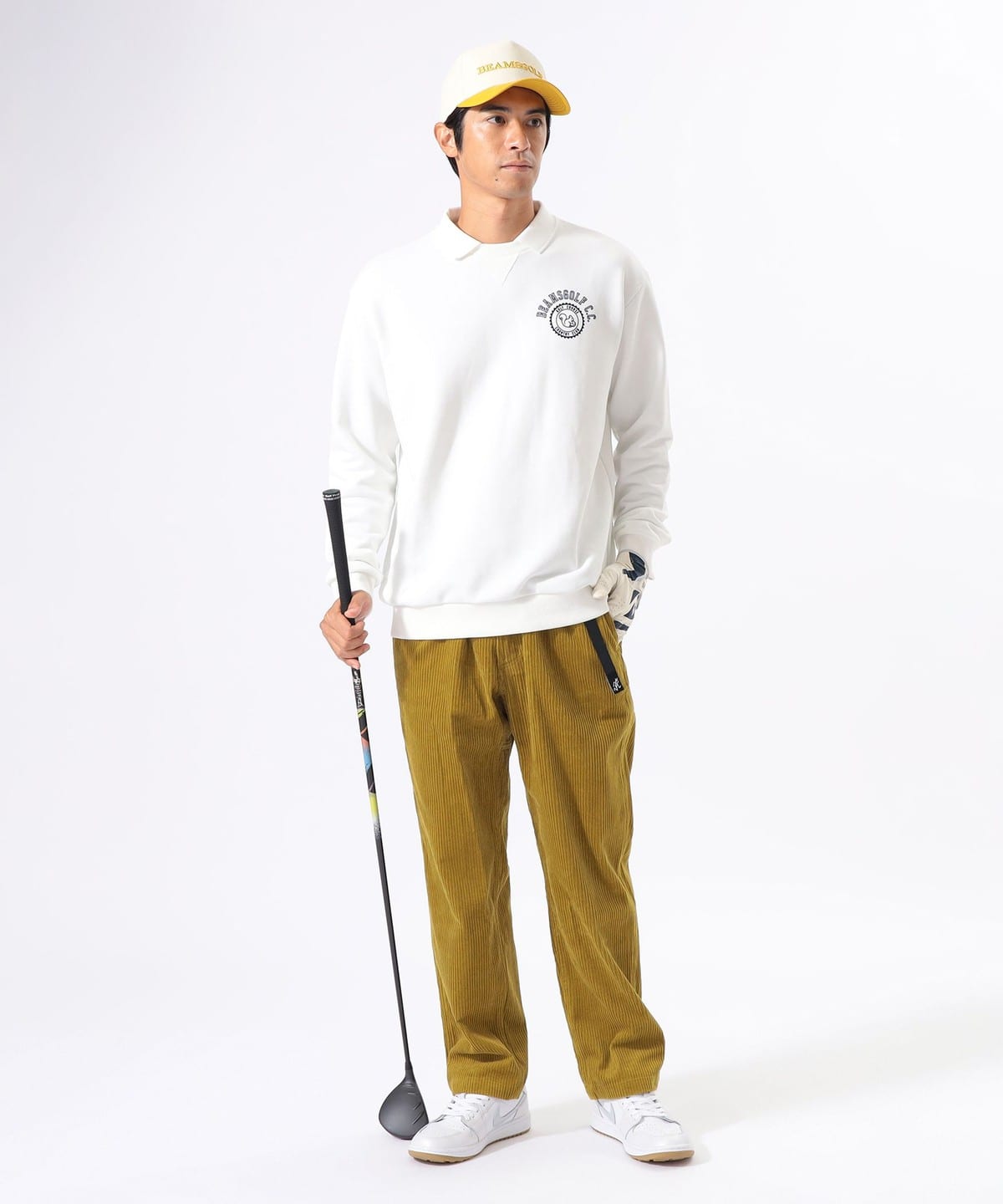 BEAMS GOLF（ビームス ゴルフ）ORANGE LABEL / 襟付き 裏毛 プル