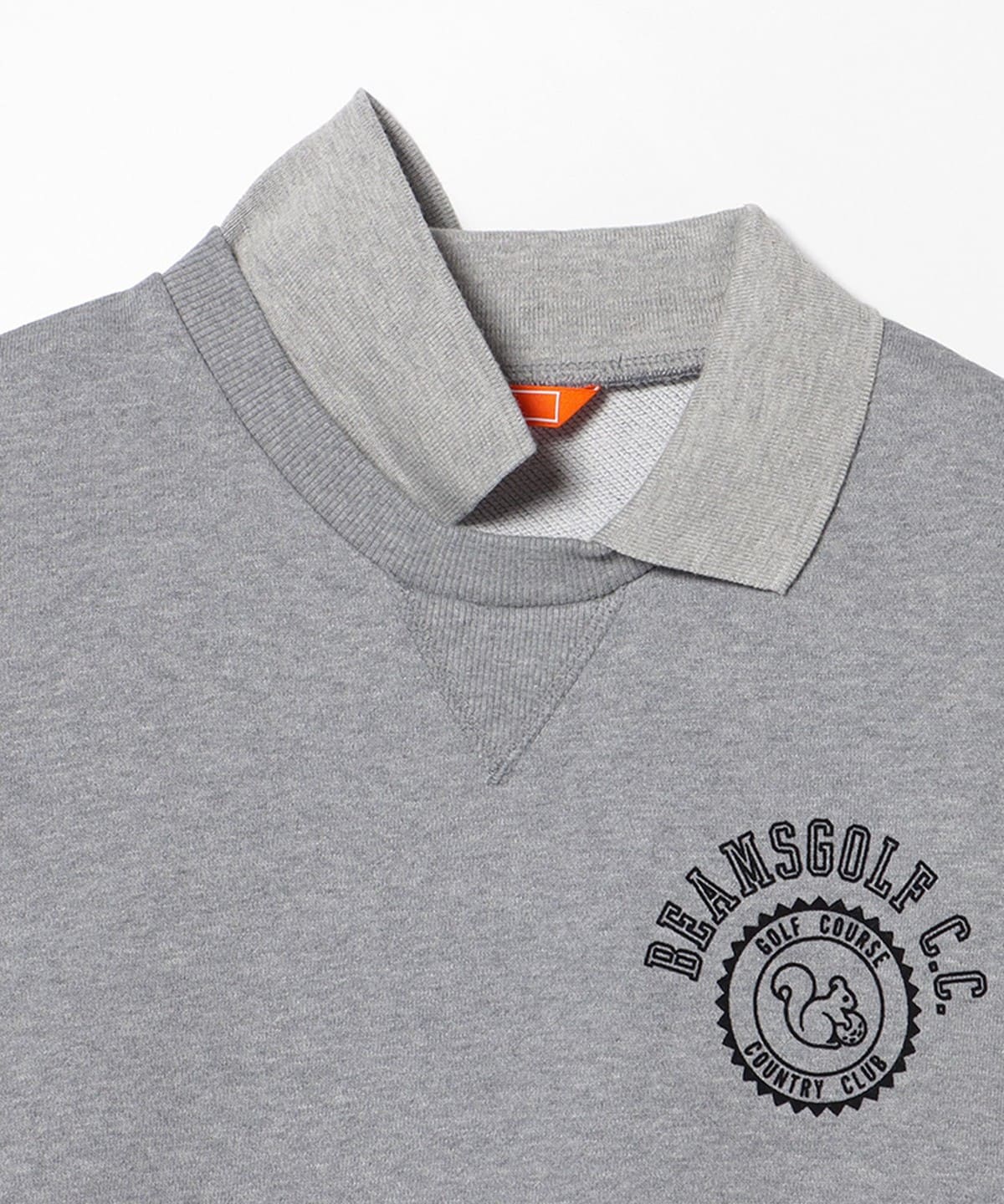 BEAMS GOLF（ビームス ゴルフ）ORANGE LABEL / 襟付き 裏毛 プル