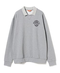 【+15%ポイントUP】ORANGE LABEL / 襟付き 裏毛 プルオーバースウェット