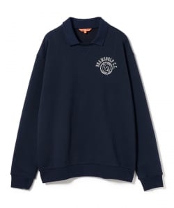 【+15%ポイントUP】ORANGE LABEL / 襟付き 裏毛 プルオーバースウェット