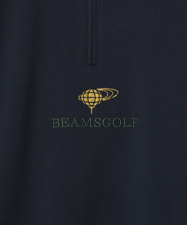 【新品】BEAMS　ゴルフウェア　ハーフジップ　ゴルフウェア　XL BEAMS GOLF（ビームス ゴルフ）ORANGE LABEL / エアシャット 裏