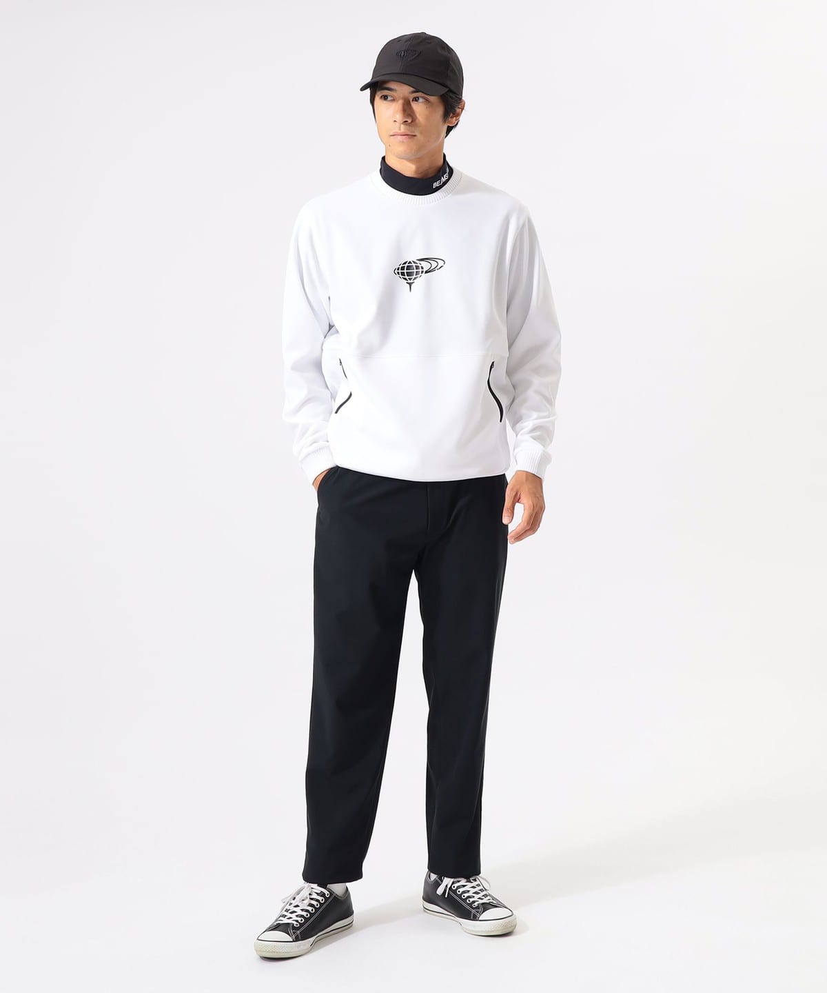 BEAMS GOLF ORANGE LABEL ビームスゴルフ プルオーバー S BEAMS GOLF（ビームス ゴルフ）ORANGE LABEL / 襟付き 裏毛プル