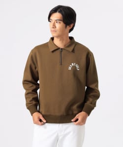 ORANGE LABEL / アーチロゴ ハーフジップ プルオーバー