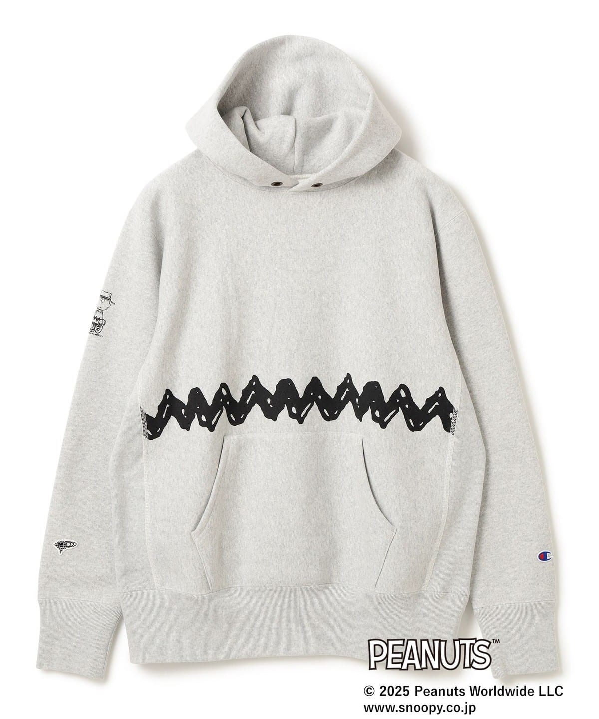 〈MEN〉PEANUTS チャーリー・ブラウン パーカー トップス MEN GREY M 〈MEN〉PEANUTS チャーリー・ブラウン パーカー トップス MEN GREY M