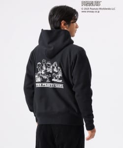 〈MEN〉【別注】Champion / THE PEANUTS GANG リバースウィーブ(R) パーカー