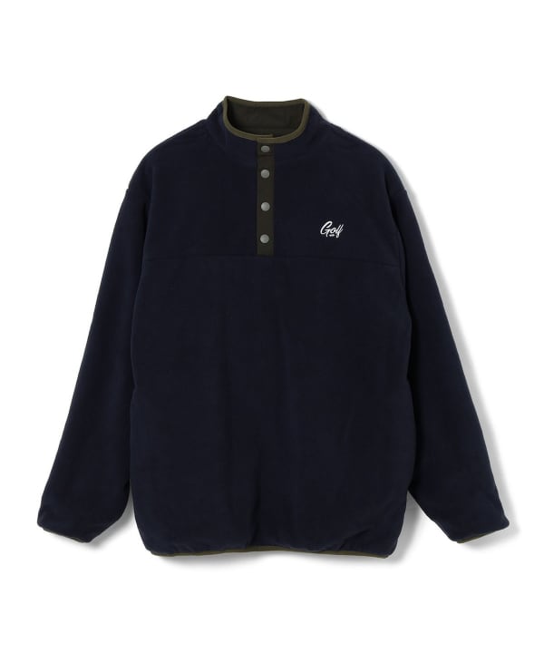 【即完品】エレクトリックゴルフ×clubhaus リバーシブルフリース 即完品】エレクトリックゴルフ×クラブハウスReversiblePullover