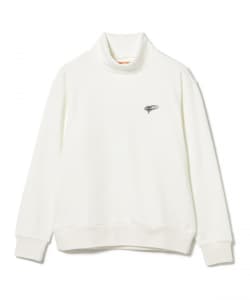 ORANGE LABEL / Fleece-lined stretch high-neck sweatshirt