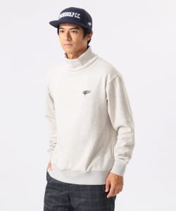 ORANGE LABEL / Fleece-lined stretch high-neck sweatshirt