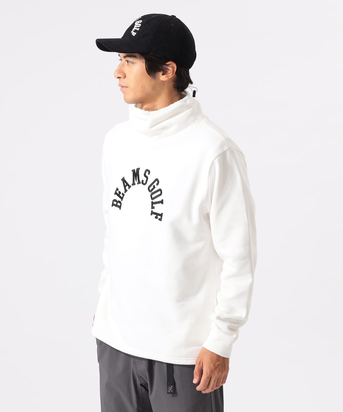 ORANGE LABEL / アーチロゴ ファンネルネック プルオーバー. Tシャツ・カットソー MEN WHITE L