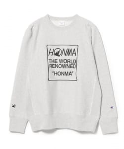 Champion×HONMA / リバースウィーブ(R) クルーネックスウェットシャツ
