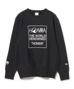 Champion×HONMA / リバースウィーブ(R) クルーネックスウェットシャツ