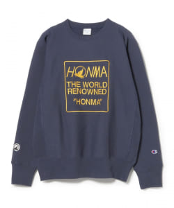 Champion×HONMA / リバースウィーブ(R) クルーネックスウェットシャツ