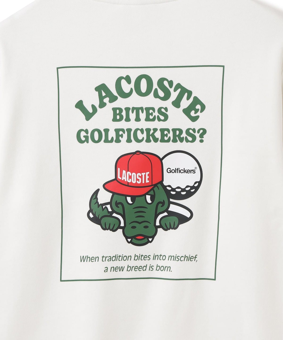 Golfickers Tシャツオリーブ BEAMS GOLF（ビームス ゴルフ）LACOSTE × Golfickers