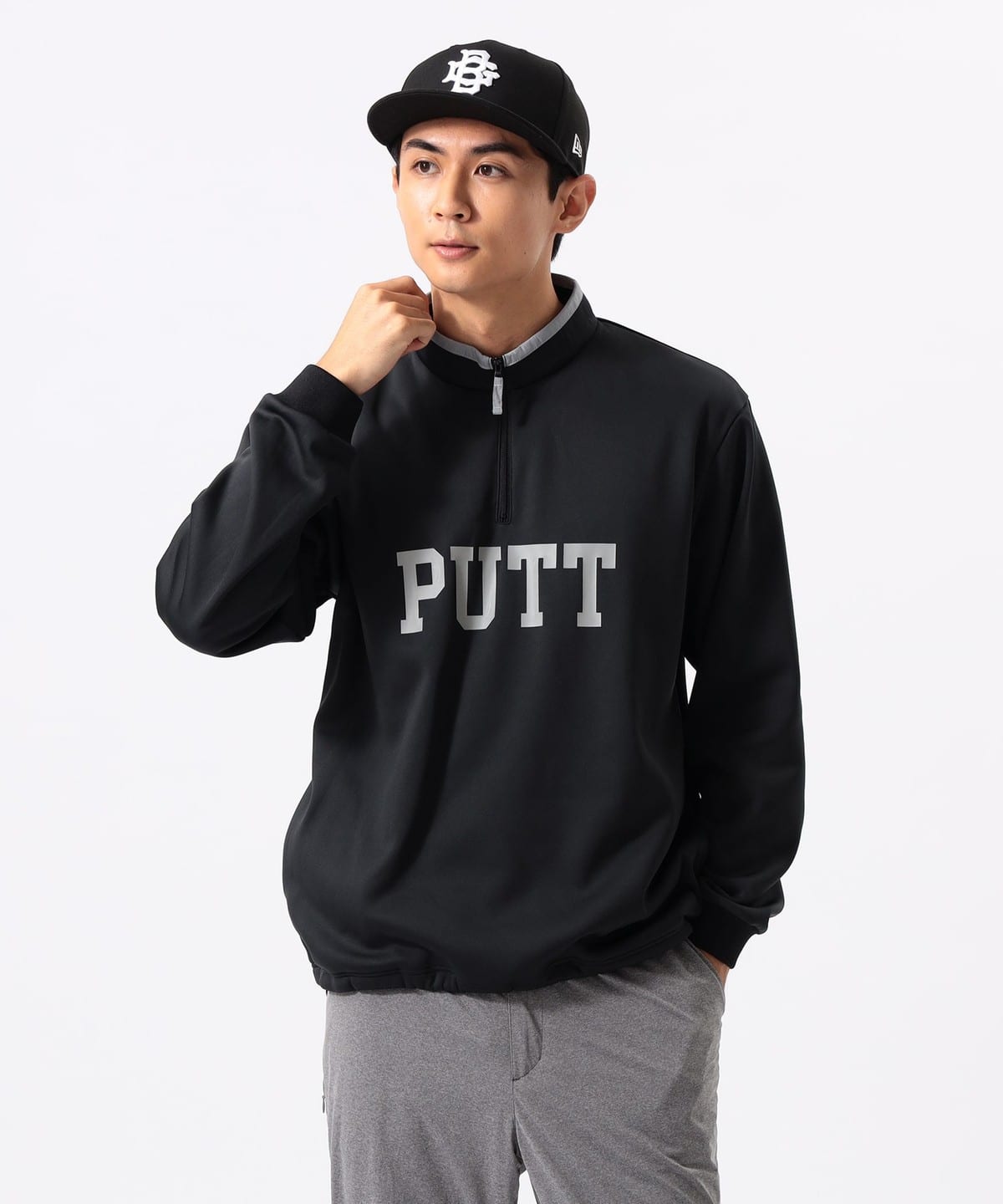 BEAMS GOLF ビームスゴルフ　Tシャツ　ジップ　Ｓ BEAMS GOLF（ビームス ゴルフ）ORANGE LABEL / PUTT ハーフジップ