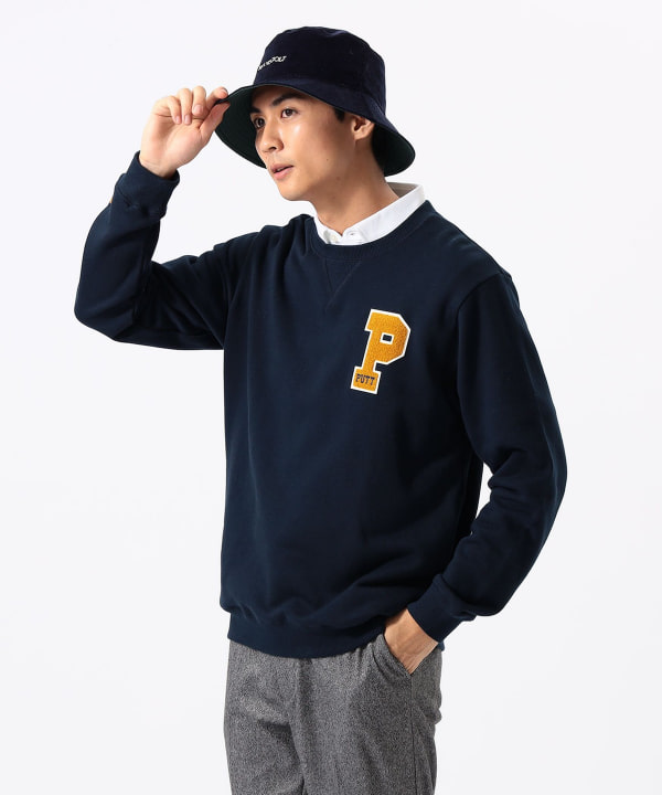 BEAMS GOLF（ビームス ゴルフ）〈MEN〉ORANGE LABEL / Pロゴ 裏毛 プル