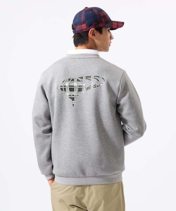 ORANGE LABEL / チェックロゴ プルオーバー Model : H:185 B:93 W:72 H:92  Size：L