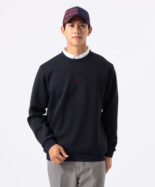 ORANGE LABEL / チェックロゴ プルオーバー Model : H:185 B:93 W:72 H:92  Size：L