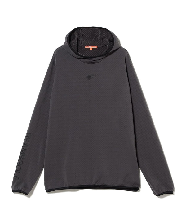 ORANGE LABEL / グリッド フーディー プルオーバー