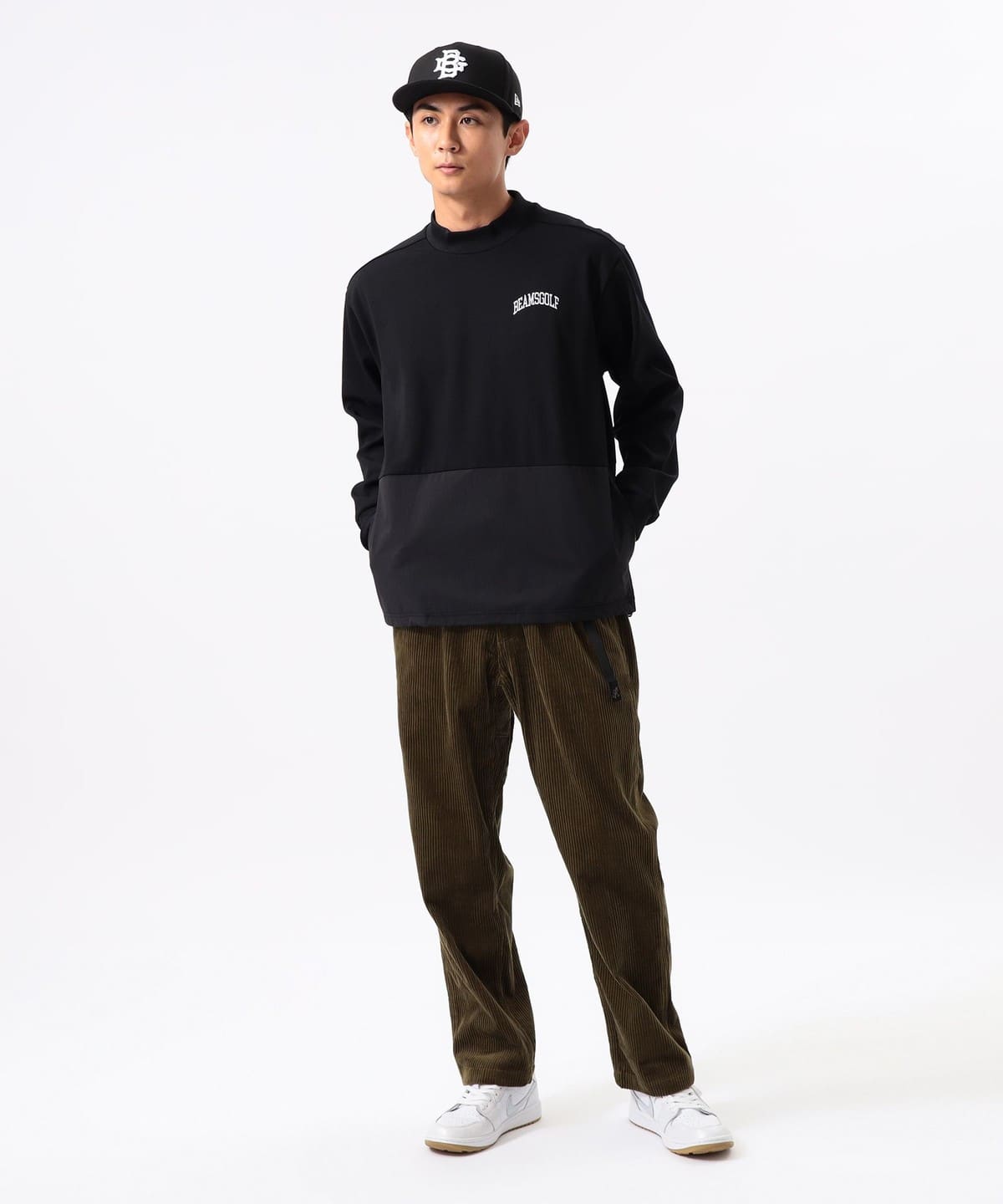 BEAMS GOLF（ビームス ゴルフ）ORANGE LABEL / 裾ドローコード コンビ