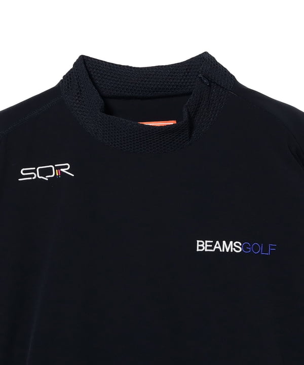 ORANGE LABEL / USシリーズ SQR 肩ジップ モックネックシャツ（UVカット）